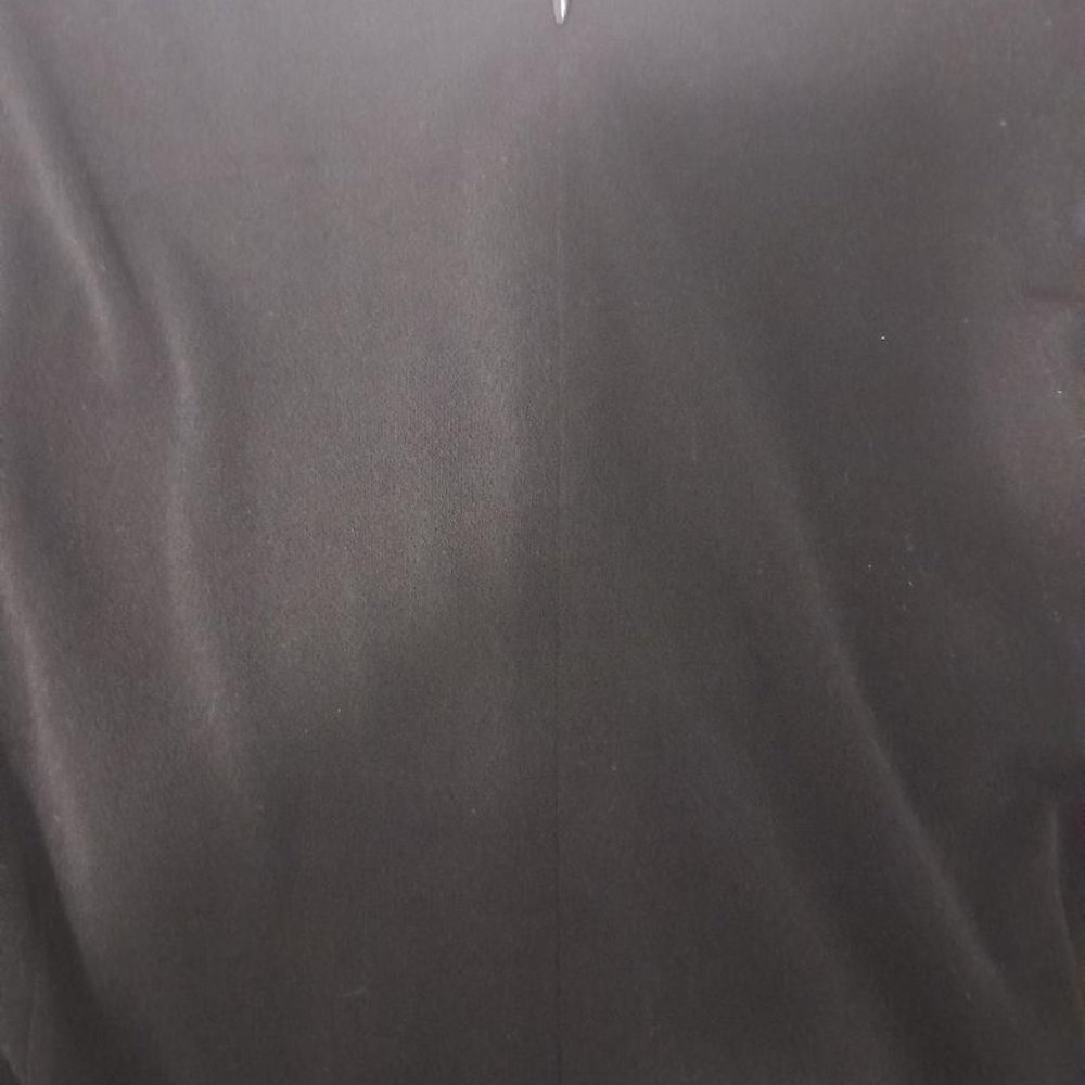 Vince Camuto Black Faux Draped Wrap Zip Dress - Picture 7 of 8